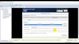 Install centOS 7 on vmware (Network/IP Configured) ️