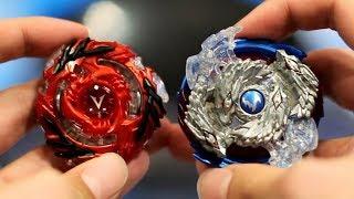 GOD LEFT SPIN BATTLE! Nightmare Longinus vs Drain Fafnir ft. 1234beyblade!