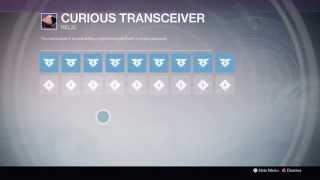 Destiny - Curious Transceiver Code - Sleeper Simulant Exotic Quest (The Taken King)