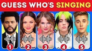 Guess WHO'S SINGING  | Celebrity Song Edition | The Weeknd, Olivia Rodrigo, Taylor Swift, Doja Cat