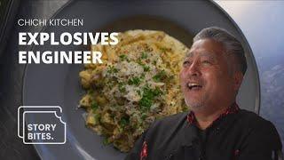 How An Explosives Engineer Makes Chicken Alfredo | StoryBites