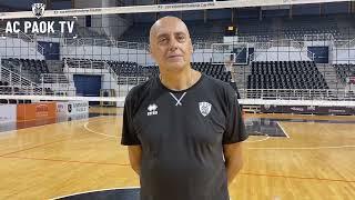 Joshko Milenkoski: «Θα παλέψουμε για όλους τους τίτλους!» | AC PAOK TV