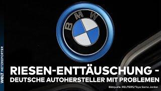 GEWINNE BRECHEN EIN: BMW, VW und Daimler Truck - Deutsche Autoindustrie tief in der Krise