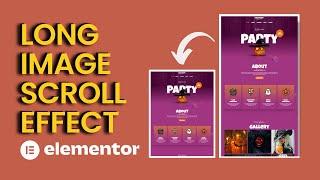 How to Add Long Image Scroll Effect in Elementor 2022 | WordPress Tutorial 2022