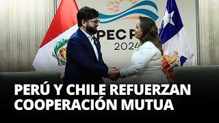 DINA BOLUARTE se reunió con el presidente chileno GABRIEL BORIC durante APEC 2024 | El Comercio