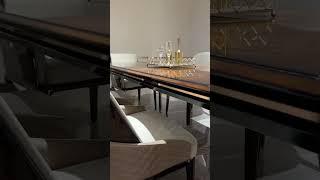 Bentley Design Luxury Wooden Dining Set #diningtable #diningchair #bentley #luxurydesign #diningset