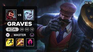 Graves vs Viego Jungle - KR Master - Patch 14.19 Season 14