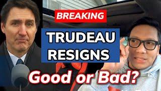 TRUDEAU STEPS DOWN / GOOD OR BAD? #canadalife #buhaycanada #filipino #fypviral #fyp