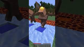Lack Of Clarity Between Villages vs No Peace Emoji Reaction #shorts #meme #minecraft