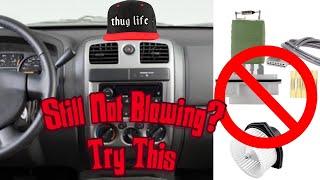 How to Test & Fix Blower Fan If It’s the Not Resistor or Motor GMC Canyon, Chevy Colorado, Isuzu