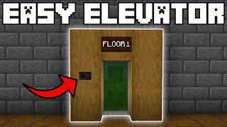  Minecraft Bedrock 1.21 | EASY ELEVATOR TUTORIAL!