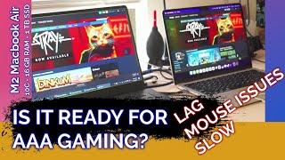 Is M2 Macbook Air Ready for AAA Gaming - RTX Windows Gaming Laptop vs M2 Macbook Air