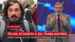 TÉLAM: Echaron a 354 trabajadores de la agencia