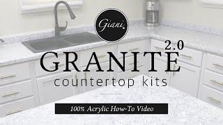 Giani® Granite 2.0 Countertop Kits - 100% Acrylic How-To Video