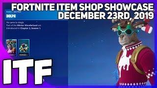 Fortnite Item Shop *NEW* DOLPH SKIN AND MORE! [December 23rd, 2019] (Fortnite Battle Royale)