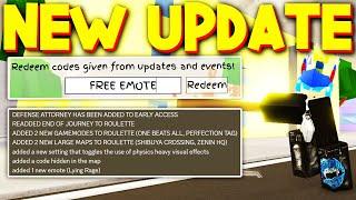 JUJUTSU SHENANIGANS NEW UPDATE (NEW HIDDEN CODE, DEFENSE ATTORNEY SHOWCASE & MORE) ROBLOX