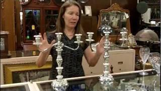 S Kirk & Sons Sterling Silver Candelabra from Gannon's Antiques