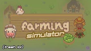 I made a farming game. Partially... | Huppsy's Tiny Farm Adventure Devlog #1