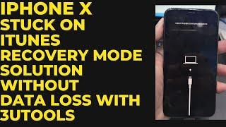 Iphone X Stuck Itunes Recovery Solution without Data Loss With 3uTools....GSM FAST SOLUTION