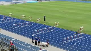 110m Hurdles 30-49 Men Final, Pan Pacs Masters Games, SAF 8 November 2024 (Missed start)