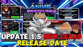 Anime Vanguards Everything Coming In UPDATE 1.5 (Release Date, New Leaks)