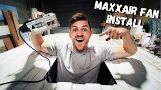 MAXXAIR FAN INSTALL | DIY Fiat Ducato Van Conversion - No Experience Van Build