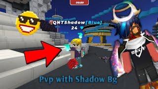 I 1v1 With @SHADOW2OWNSS in blockman go bedwars || EVERBG2