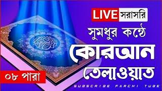 Live - পৃথিবীর সেরা কারীর কন্ঠে - ০৮ পারা - Para 08 - Quran Tilawat Qari Saiful islam Parvez