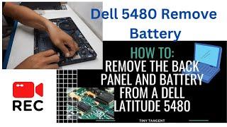 How To Remove Dell Latitude 5480 laptop Dead battery