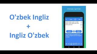 English to Uzbek Translator App  Uzbek to English Translator App