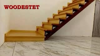 Монтаж двухслойной площадки лестницы. /  How to build stairs. The landing.