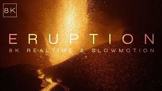 ERUPTION | Cumbre Vieja La Palma | Slow-Motion Relaxation in 8K