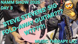 NAMM SHOW 2025 DAY 3 -  CRAZIEST GUITAR - STEVE STEVENS' SIGNATURE FOLD-UP TRAVEL GUITAR by CIARI