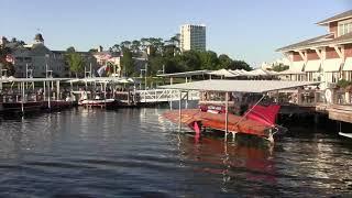 Scenic View of The Boathouse Marina, Disney Springs at Walt Disney World