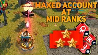 Tanki Online - Maxed Press Account at Mid Ranks! | How it Feels? | Montage & Highlights