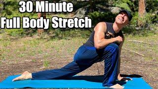 30 Min Full Body Yoga Stretch (Beginner Bodyweight Flexibility Stretches) Sean Vigue Fitness