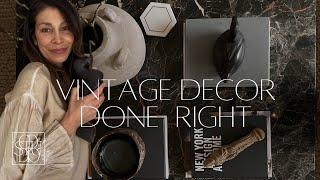 Intentional Vintage Home Decor: Goodbye Hodge-Podge in 3 Steps