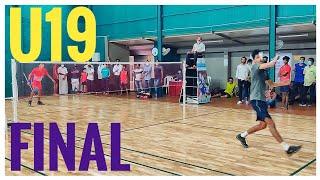 ATHUL J MATHEW VS VISHNU :PALAKKAD DISTRICT BADMINTON TOURNAMENT U19 SINGLES FINAL 2021