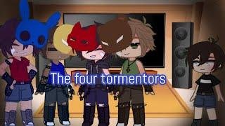 Afton Family reacts to the four tormentors 1/??(plus Henry) read the description please