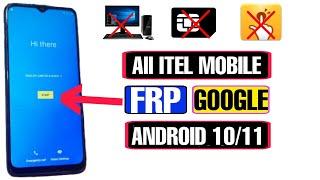 All Itel FRP Bypass Android 10 2022 | All Itel FRP Unlock Android 10 Without PC |