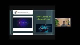 Short Course on Generative AI