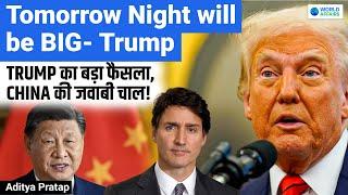 Trade WAR ALERT! Trump’s Big Tariff Move Hits China & Canada! China HITS BACK | World Affairs