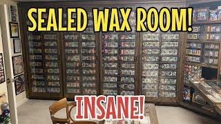 The Most INSANE Sealed Wax Sports Card Collection Room!