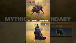 Mythic vs Legendary Ghosts K9 unit