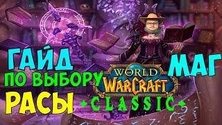 WoW Classic: Маг. Гайд по выбору расы.