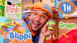 Blippi's Art Trip to the Play-Doh Factory! | Blippi for Kids  | Moonbug Kids - Art for Kids ️