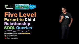 How to Execute Five Level Parent to Child SOQL Queries in Salesforce