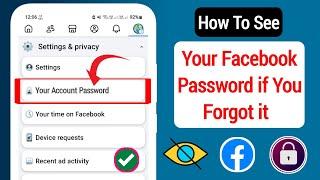 How To See Your Facebook Password if You Forgot it (Update 2025) || Find Out My Facebook Password