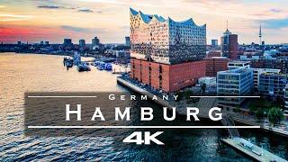 Hamburg, Germany  - by drone 4K