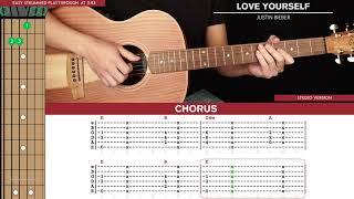 Love Yourself Guitar Cover Justin Bieber |Tabs + Chords|